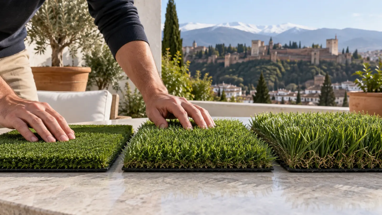 Cómo se prepara un presupuesto de césped artificial en Granada