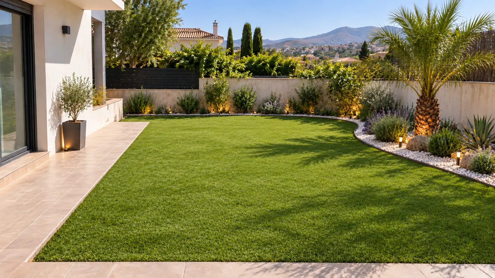 Cómo transformamos un jardín con malas hierbas en un exterior terminado